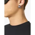 Marc Jacobs The Monogram Engraved hoop earrings - Silver