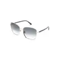 TOM FORD Eyewear square-frame oversized sunglasses - Black