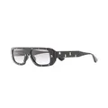 Moschino Eyewear oversize-frame sunglasses - Black