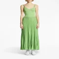 Proenza Schouler sleeveless pleated midi dress - Green