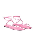 Jimmy Choo Indiya flat strappy sandals - Pink