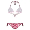 Dolce & Gabbana Majolica-print bikini - Red