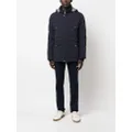 Brunello Cucinelli feather-down hooded jacket - Blue