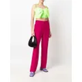 MSGM tailored high-waisted trousers - Pink