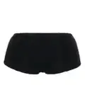 Dolce & Gabbana logo-plaque bikini shorts - Black