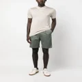 Corneliani drawstring-waist chino shorts - Green