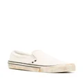 Bally slip-on low-top suede sneakers - White