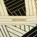 Missoni geometric-print frayed-edge blanket - Neutrals