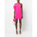 Roland Mouret one-shoulder asymmetric minidress - Pink