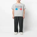 PS Paul Smith graphic-print organic cotton T-shirt - Grey