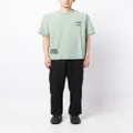izzue logo-patch cotton T-shirt - Green