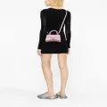 Balenciaga XS Hourglass leather tote bag - Pink
