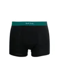 Paul Smith elastic-logo cotton boxers (set of 5) - Black