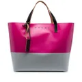 Marni Tribeca colour-block tote bag - Pink