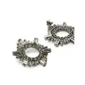 Amina Muaddi Begum crystal-embellished earrings - Black