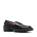 Stuart Weitzman chunky-sole leather loafers - Black
