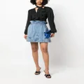 MOSCHINO JEANS pussy-bow collar blouse - Black