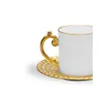 L'Objet Aegean espresso cup and saucer - Gold