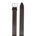 Dell'oglio square-buckle leather belt - Brown