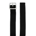 Dell'oglio Mastic elasticated suede belt - Black