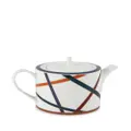 Missoni Home Nastri logo-print tea pot (11.5cm) - White