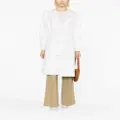 Kiton belted cashmere trench coat - White
