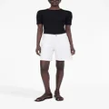 ANINE BING side-slits denim shorts - Neutrals