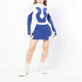 Dion Lee Chenille intarsia mini dress - Blue