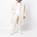 FEAR OF GOD ESSENTIALS spread-collar buttoned trench coat - Neutrals