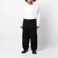 Yohji Yamamoto four-pocket straight trousers - Black