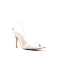 Gianvito Rossi Ribbon Stiletto 85mm leather sandals - White