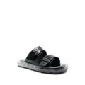 Tory Burch jelly-sole slip-on sandals - Black