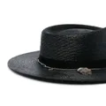 Nick Fouquet 41 mexican straw hat - Black