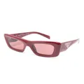 Prada Eyewear Prada Symbole square-frame sunglasses - Red