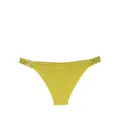 Fisico hand-woven detail bikini bottoms - Green