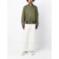 Kiton sleeve pocket bomber jacket - Green
