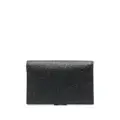 Thom Browne pebbled bi-fold wallet - Black