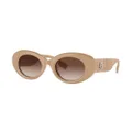 Burberry Eyewear Margot logo-arm sunglasses - Brown