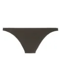 Nanushka textured-finish bikini bottoms - Green