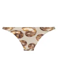 Nanushka seashell-print bikini bottoms - Neutrals
