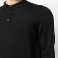 BOSS Bono-L long-sleeve polo shirt - Black