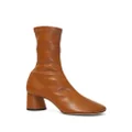 Proenza Schouler Glove pull-on leather boots - Brown