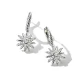 David Yurman crystal-embellished pendant earrings - Silver