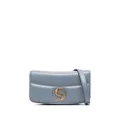 Stella McCartney S-Wave padded shoulder bag - Blue