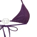 Philipp Plein Top Bikini Stones bikini - Purple