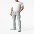 Philipp Plein logo-patch slim-cut jeans - Blue