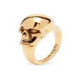Alexander McQueen The Side Skull ring - Gold