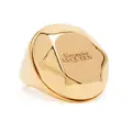 Alexander McQueen The Faceted Stone ring - Gold