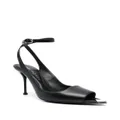 Alexander McQueen Punk 90mm ankle-strap sandal - Black