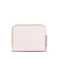 Balmain logo-plaque leather wallet - White